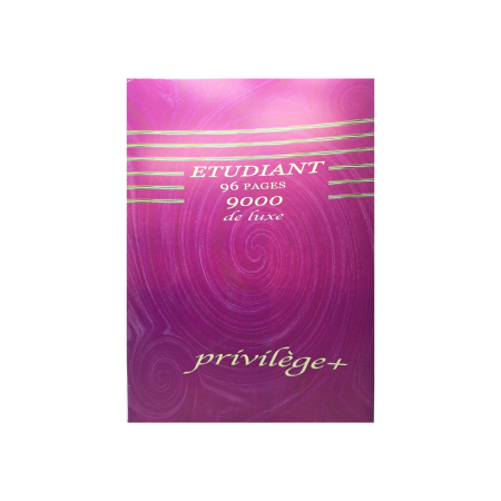 cahier étudiant privilège 96 pages